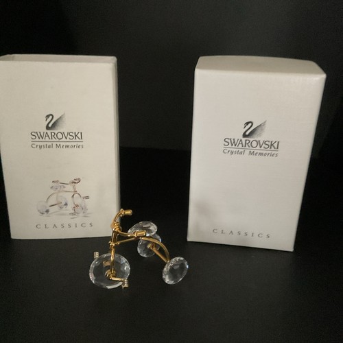 Swarovski gold tricycle - swarovski,