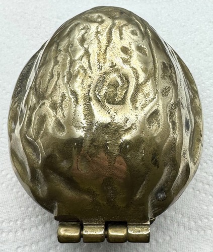 Vintage large brass walnut - vintage,