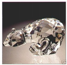 Swarovski Crystal "LARGE POLAR BEAR" Mint Condition-Complete with Box & Cert.