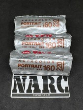 Agfa Color  Portrait XPS 160  220 Film Lot with 3 films