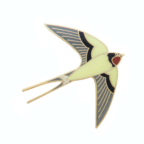 Swallow pin badge - pin,