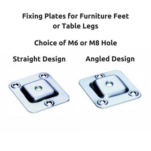 Fixing mounting plates - m6/m8,