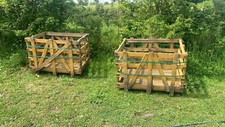 large wooden crates used