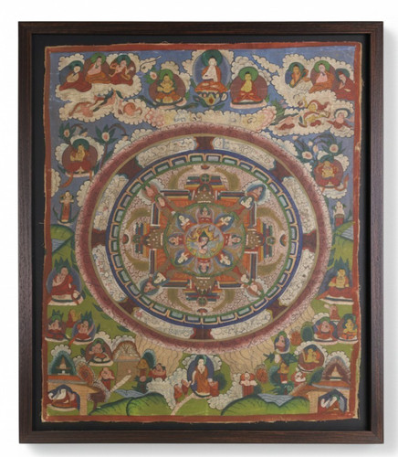 Tibetan buddhist mandala - buddhist,