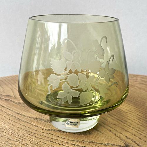 Unmarked green clear - green/clear, glass