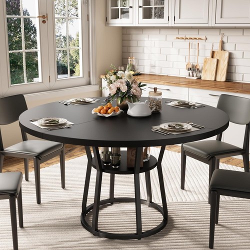 Round dining table for 6 - round,