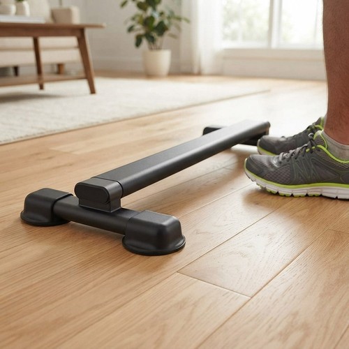 Ergonomic steel calf raise bar - steel,