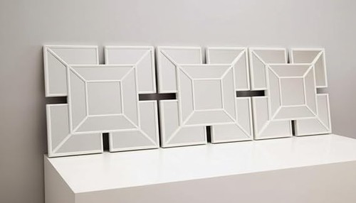 Set gold art deco square - of,