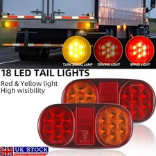 2x Trailer Lamp Caravan Van