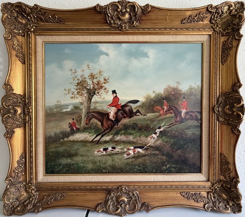 Larsen original fox hunting - original,