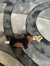 Sausage dog teddy bear