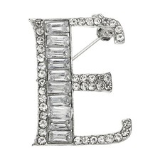 Letters Brooch Pins, Letter E