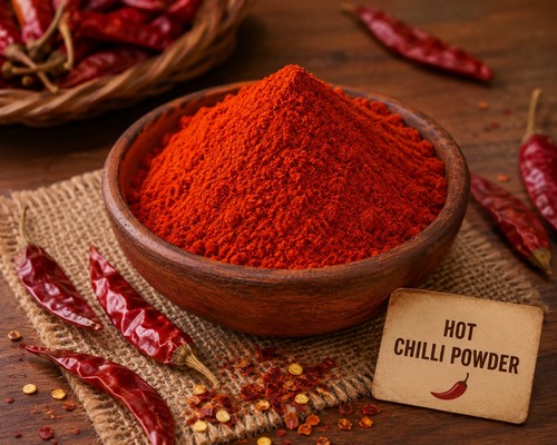 Red chilli powder - red,