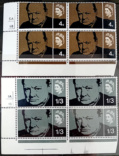 Qeii 1965 sg661 662 wiston - gb,