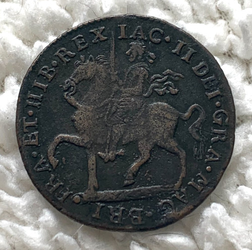 1690 james irish gunmoney - james, ii
