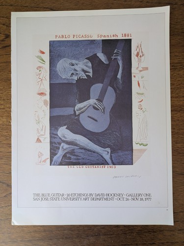 David hockney poster - hockney, theold