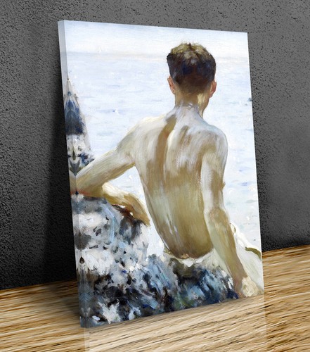 Henry scott tuke - boy, study