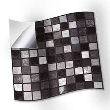 24X Mosaic Tile Stickers Peel
