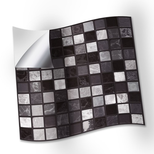 24x mosaic tile stickers peel - mosaic,