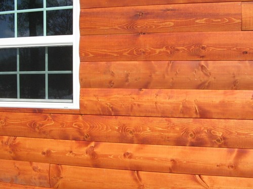 Log siding sample pack 2x8 - siding,