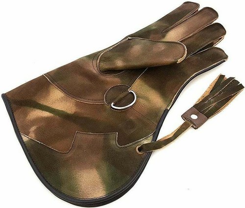 Falconry glove leather bird - glove.,