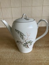 Thomas Rosenthal Grey Leaf Pattern - 18 cm Coffee Pot
