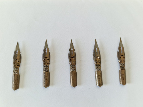Vintage steel pen - steel,