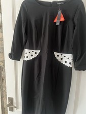 Very Mylene Klass Black Dress