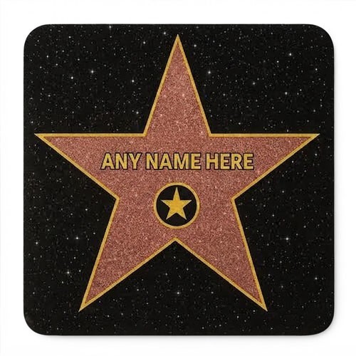 Personalised hollywood star - personalised,