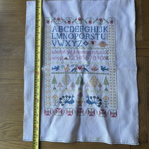 Large completed sampler cross - large,