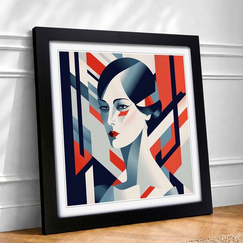 Art deco woman bauhaus 2 - woman, no.2