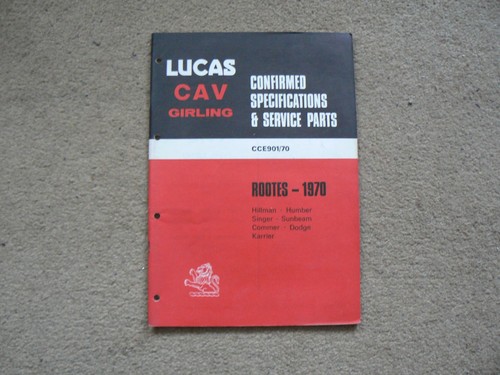 Lucas specifications service - lucas,