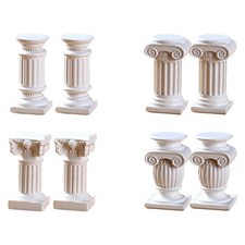 2x Roman Pillar Greek Columns