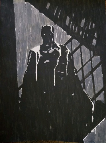 Original inked comic art - original, of