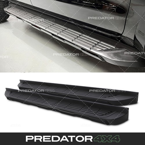 Black side steps aluminium - steps,