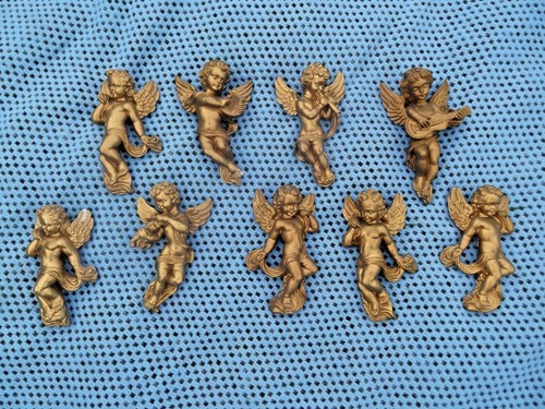 Vintage gold painted chalk - 9,