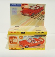 DINKY TOYS No.108 -  SAM'S CAR-  JOE 90  Custom display box and tray ONLY.