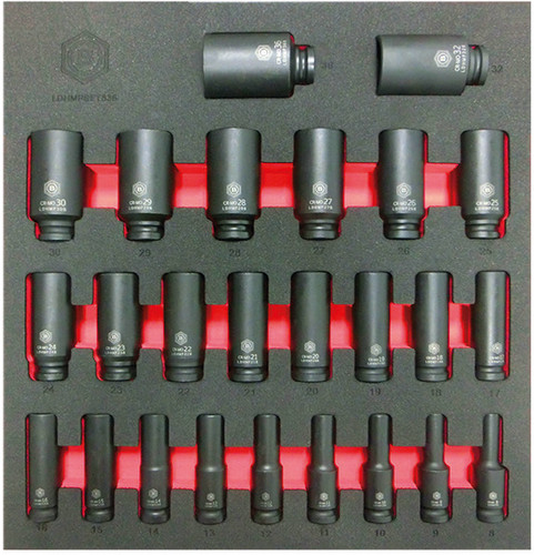 Britool hallmark 25pce 8mm - 8mm,