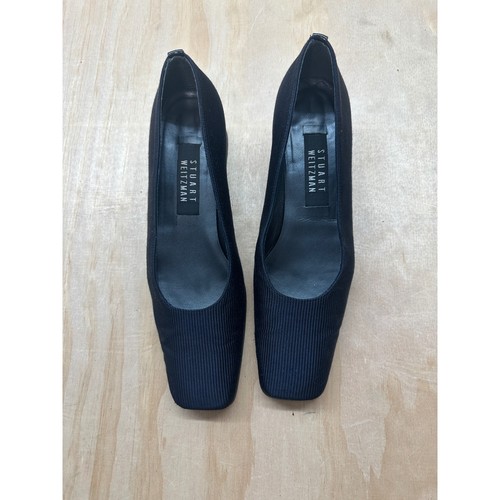Stuart weitzman navy ribbed - stuart,