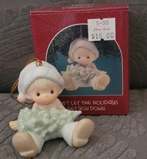 Precious Moments 1990 Ornament Don't Let The Holidays Get You Down