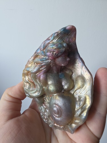 Handmade resin mermaid statue - mermaid,