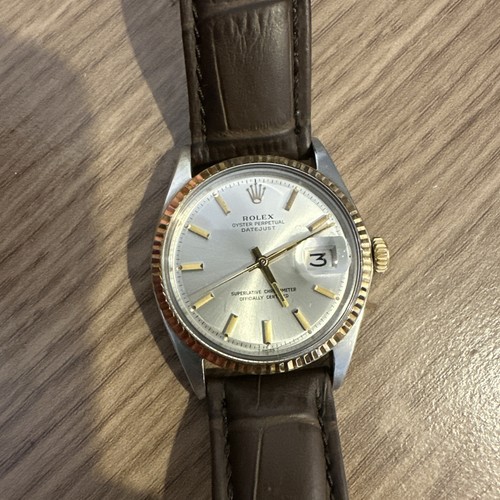 Rolex datejust gold steel - rolex,