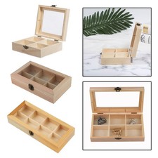 Wooden Tea Box Organizer Wood