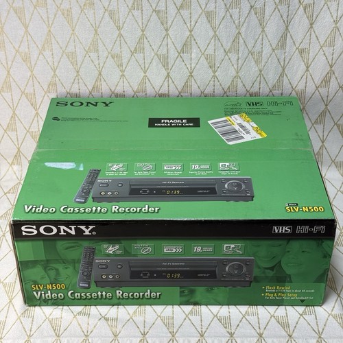New sony slv n500 vhs - slv-n500, player