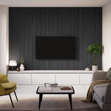 Black Acoustic Wall Panel –