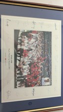 Signed Historic England 2003 Rugby World Cup Winning Squad Framed