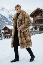 1342 XXL Real Coyote Fox Fur
