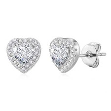 Silver Plated Heart Halo