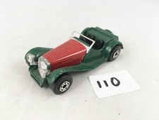 OLD MATCHBOX SUPERFAST 47F JAGUAR SS100 GREEN/RED DIECAST SPORTS CAR THAILAND
