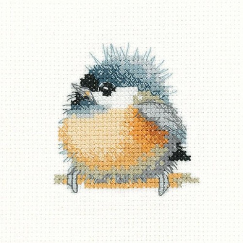 Cheepy chickadee bird - chickadee, counted